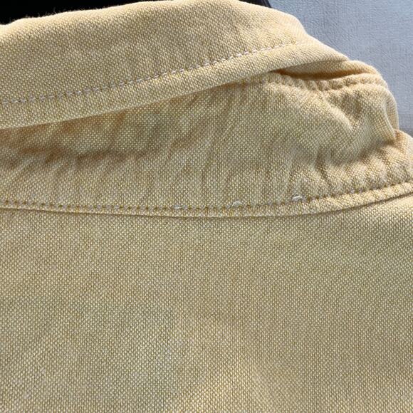 AMERICAN EAGLE OUTFITTERS Men's Yellow Seriously Soft Button-Up Shirt SZ M - Picture 6 of 13